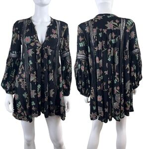 Free People Boho Minidress black
Size xs